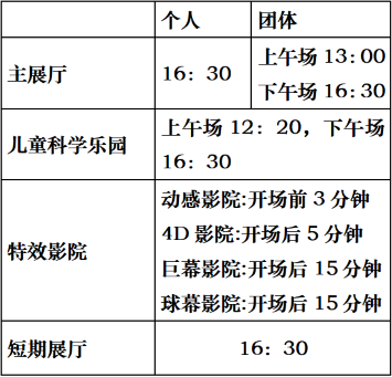 福州科技馆门票价格图片